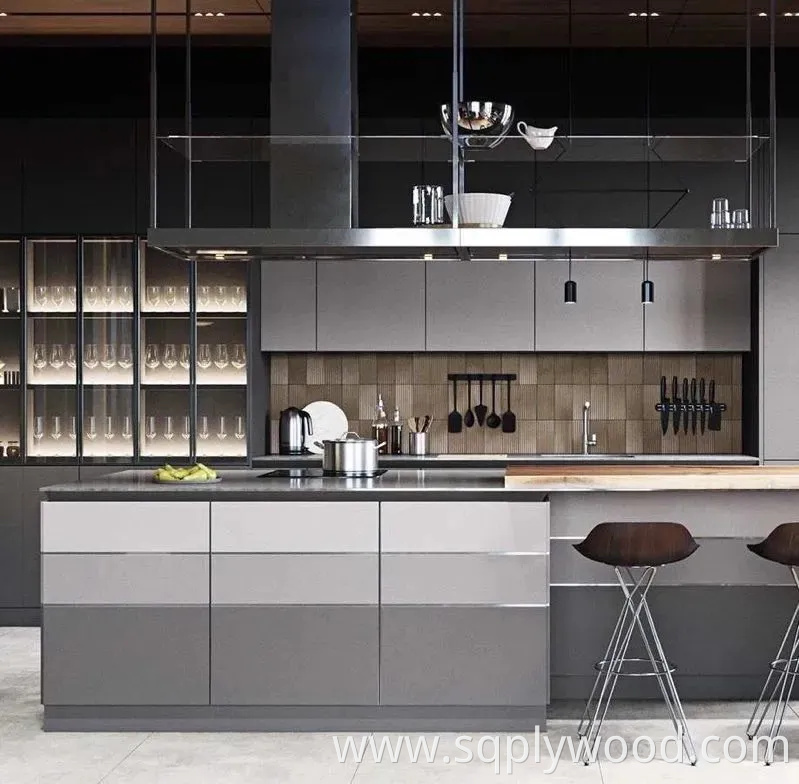 Pet Laminated MDF Board Sublimation MDF Board UV Boards High Glossy Pet Laminated Particleboard for Kitchen Cabinet Fancy MDF PVC Coated Plywood Pet Board